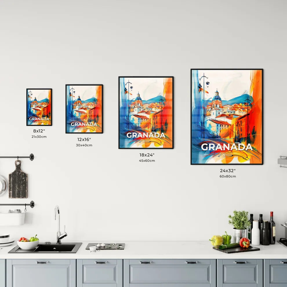 Vibrant Granada, Spain Kitchen Art