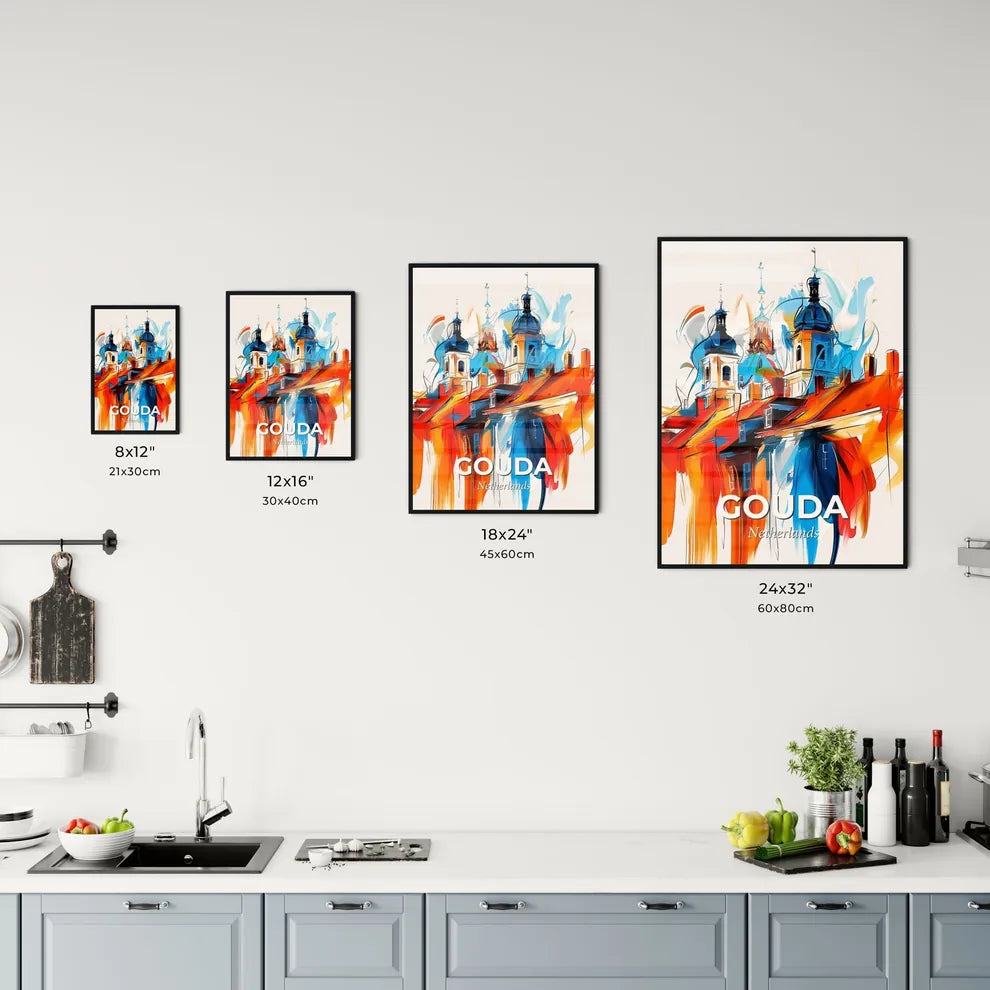 Vibrant Gouda, Netherlands Kitchen Art