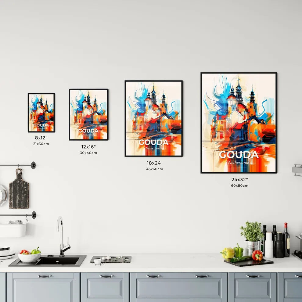 Vibrant Gouda, Netherlands Kitchen Art