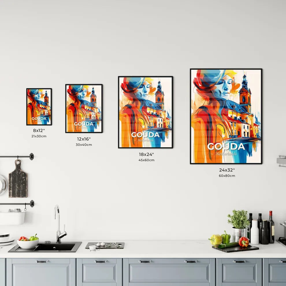 Vibrant Gouda, Netherlands Kitchen Art