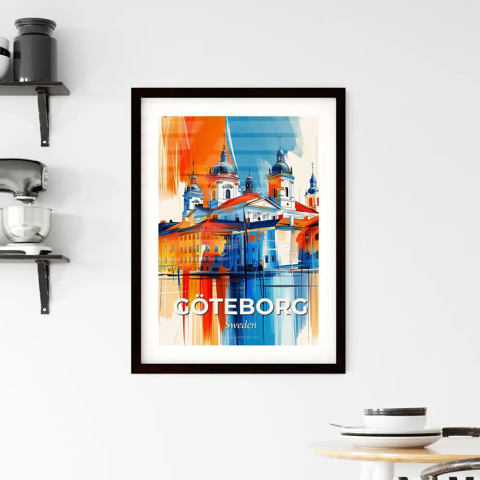 Vibrant Göteborg, Sweden Framed Print