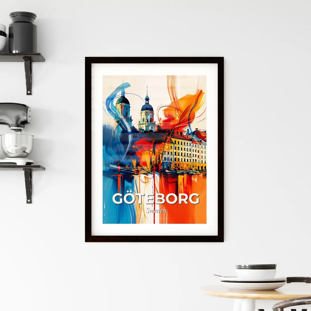 Vibrant Göteborg, Sweden Framed Print