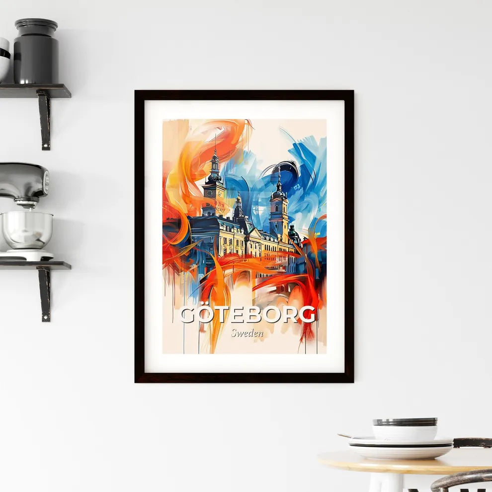 Vibrant Göteborg, Sweden Framed Print