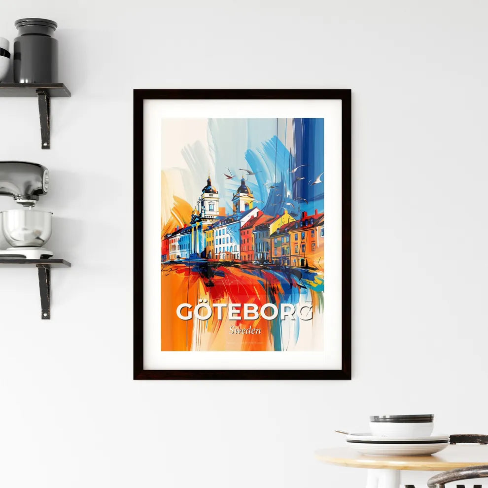 Vibrant Göteborg, Sweden Framed Print