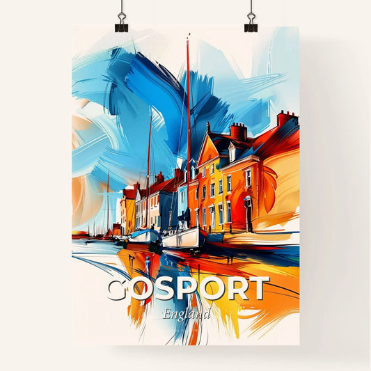 Vibrant Gosport, England Poster