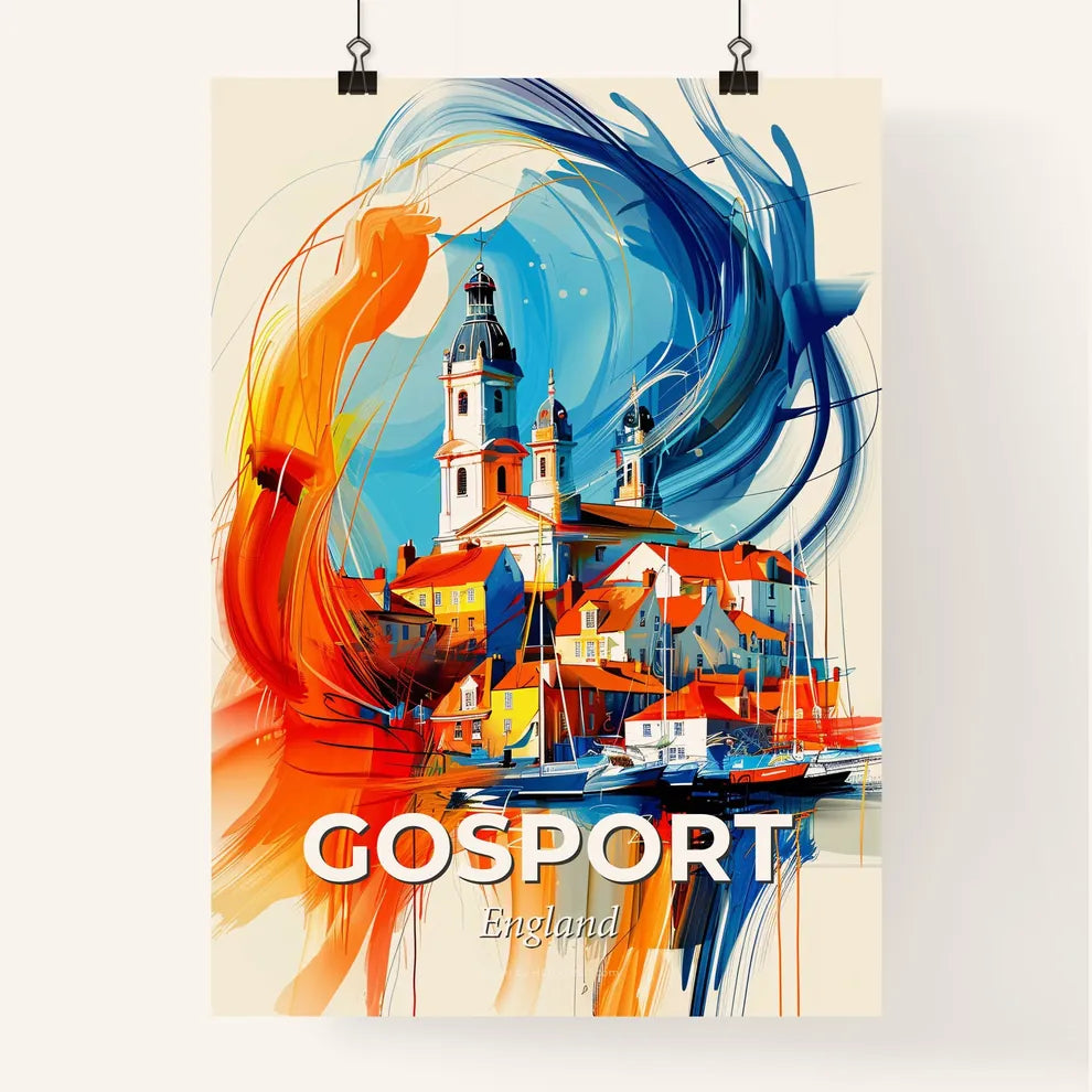 Vibrant Gosport, England Poster