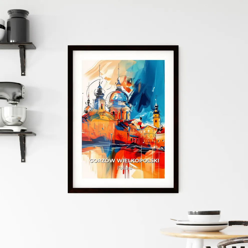 Vibrant Gorzów Wielkopolski, Poland Framed Print