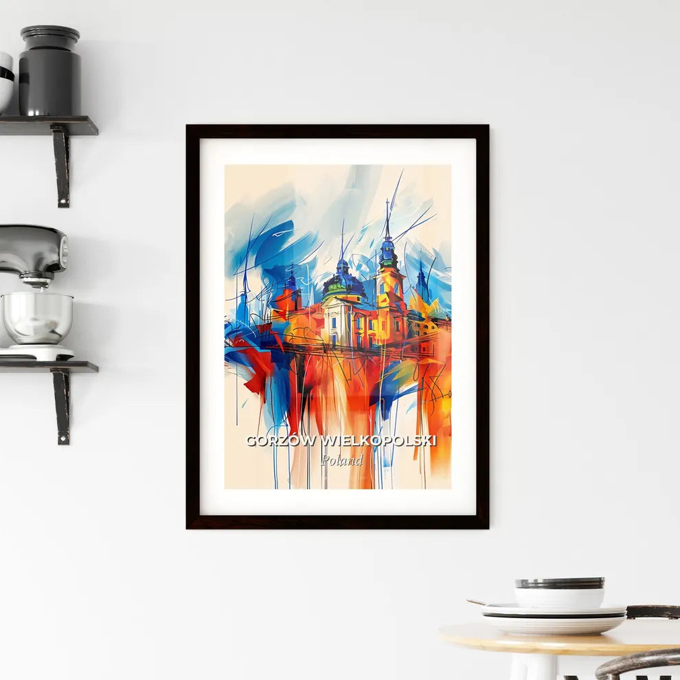 Vibrant Gorzów Wielkopolski, Poland Framed Print