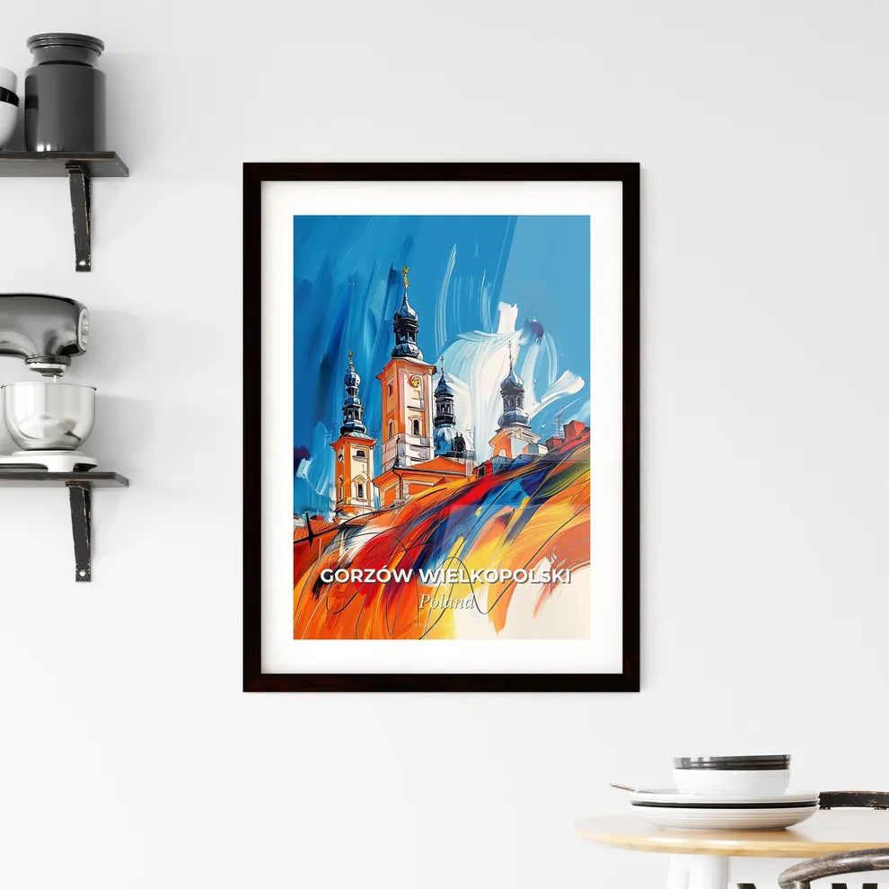 Vibrant Gorzów Wielkopolski, Poland Framed Print