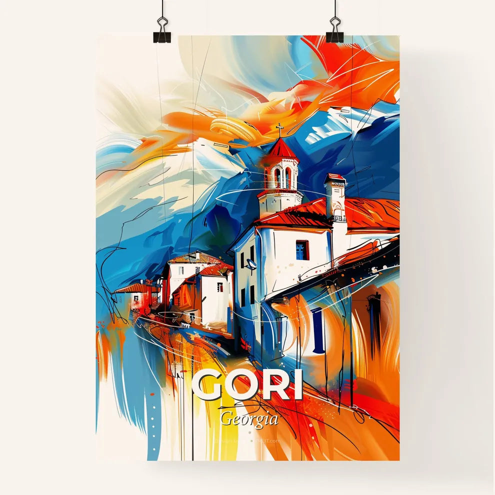 Vibrant Gori, Georgia Poster