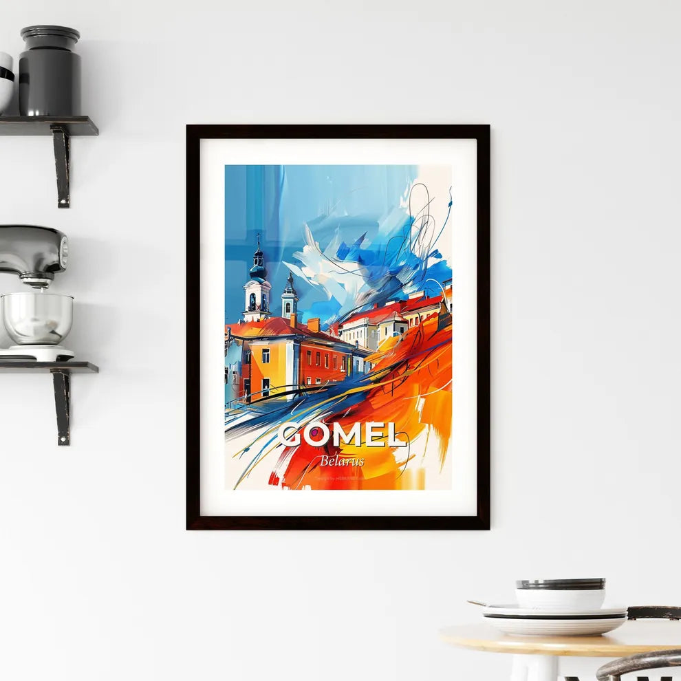 Vibrant Gomel, Belarus Framed Print