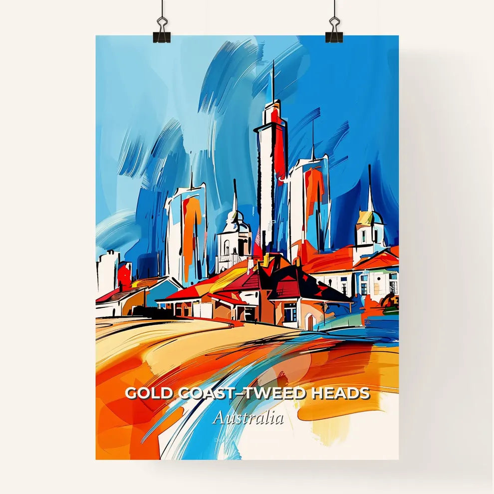 Vibrant Gold Coast–Tweed Heads, Australia Poster