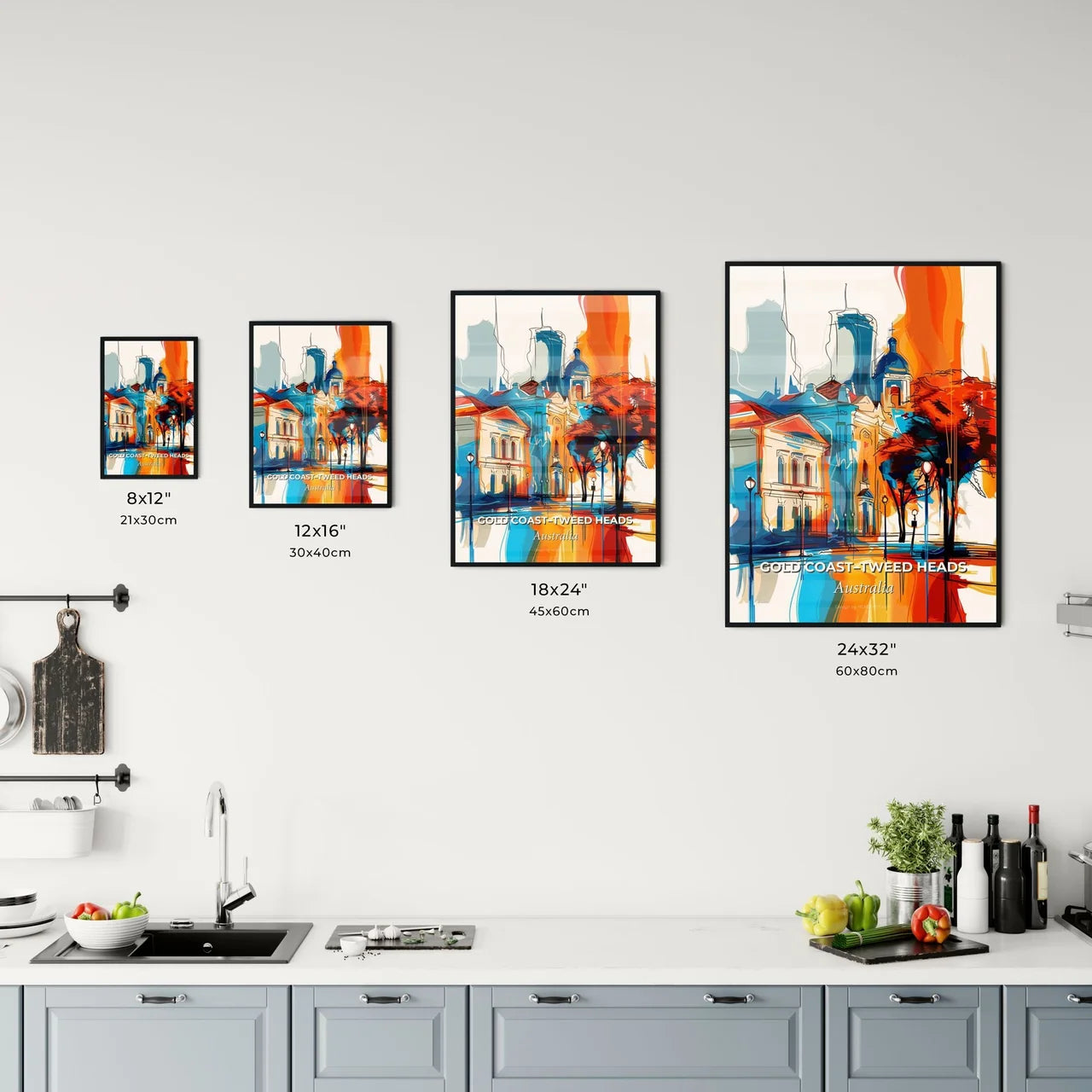 Vibrant Gold Coast–Tweed Heads, Australia Kitchen Art
