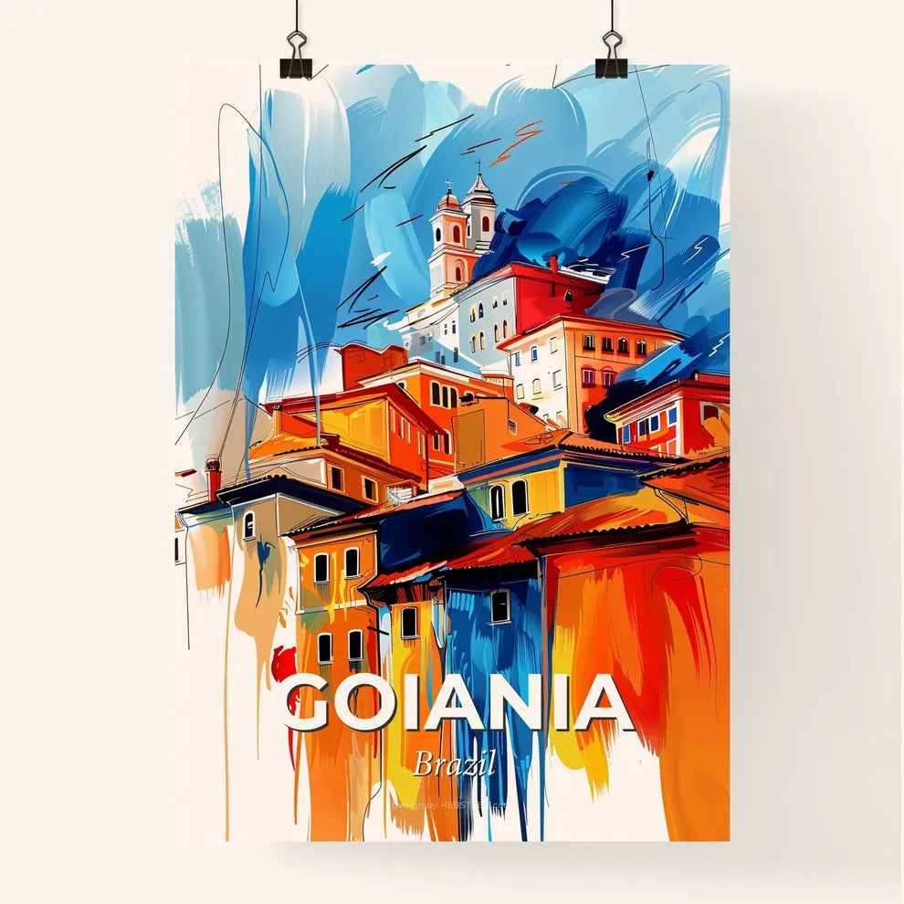 Vibrant Goiania, Brazil Poster
