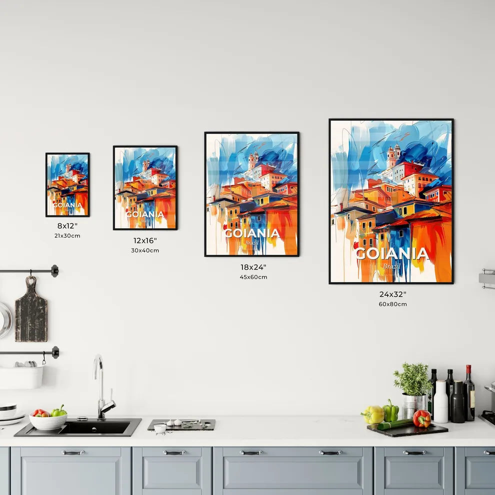 Vibrant Goiania, Brazil Kitchen Art