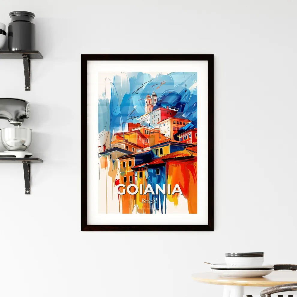 Vibrant Goiania, Brazil Framed Print