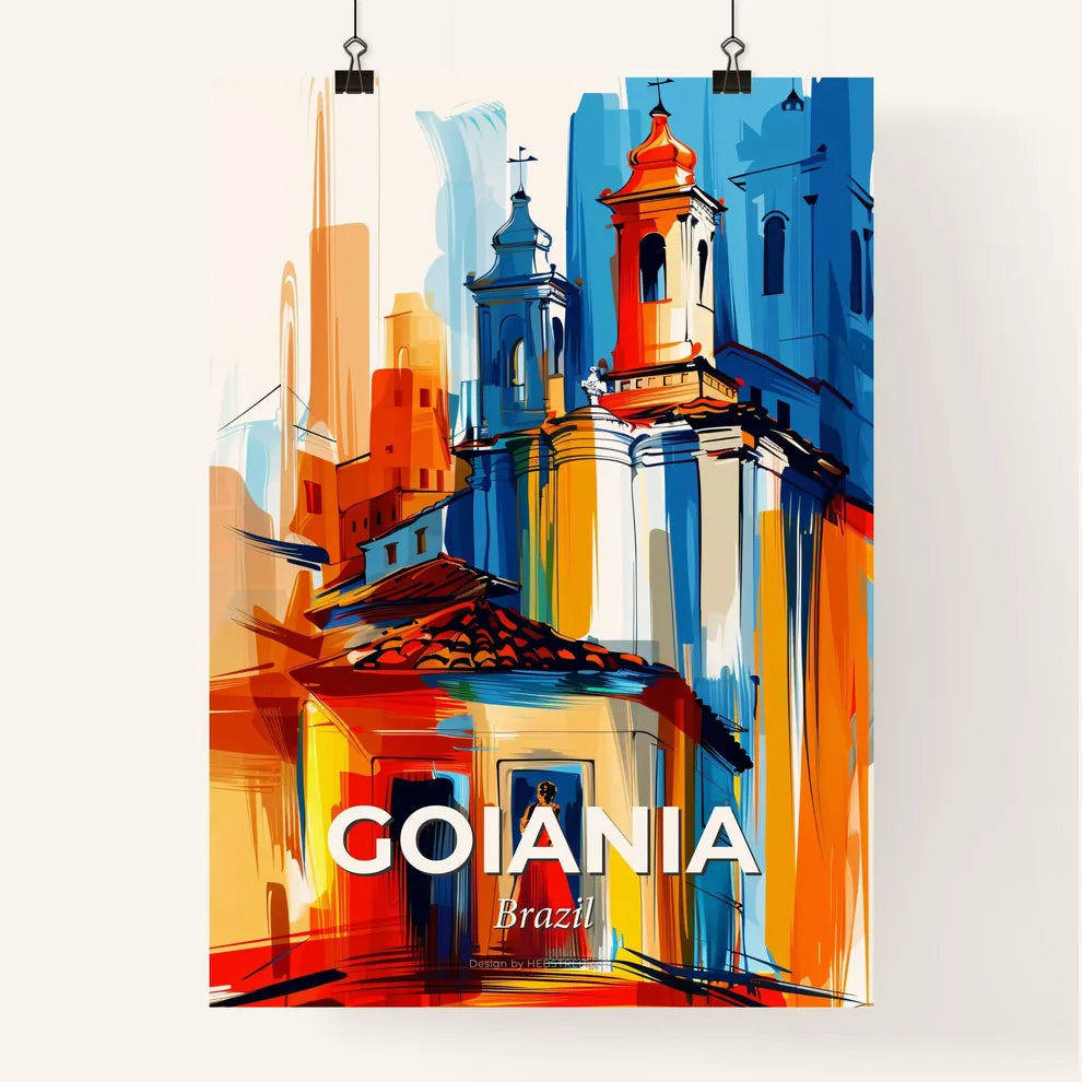 Vibrant Goiania, Brazil Poster