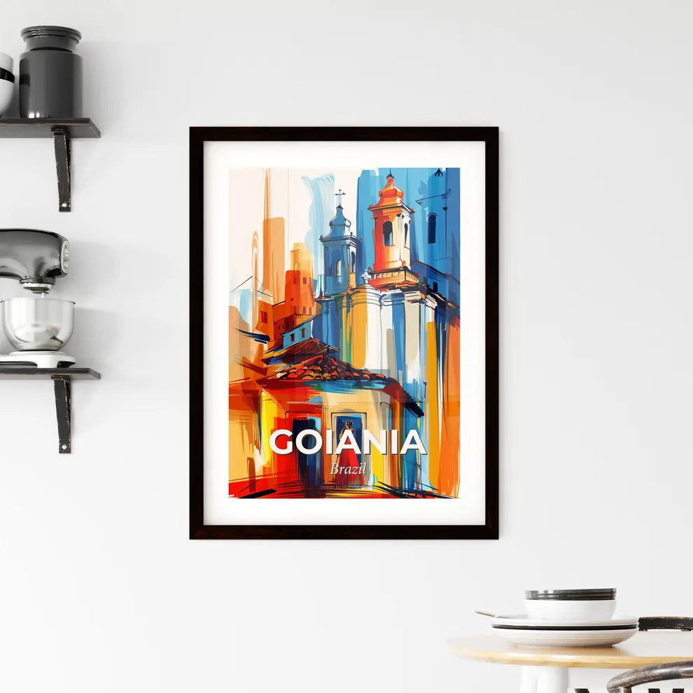 Vibrant Goiania, Brazil Framed Print