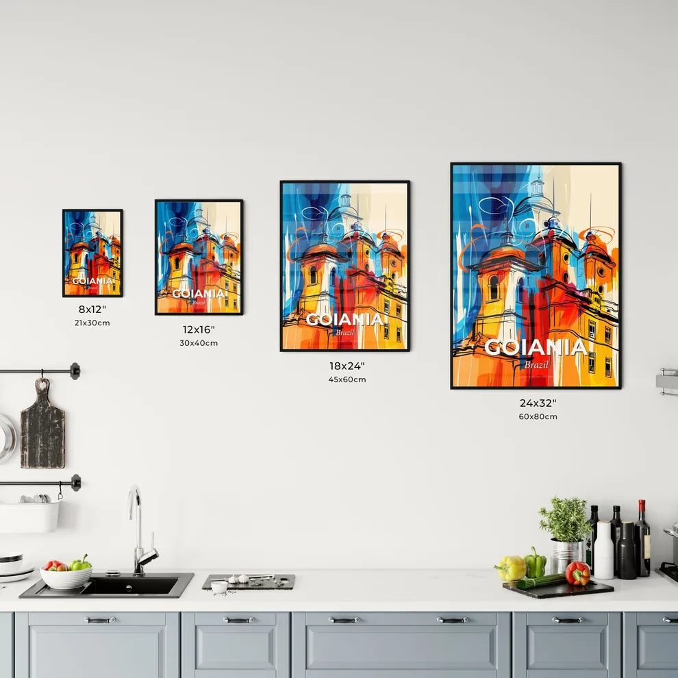 Vibrant Goiania, Brazil Kitchen Art