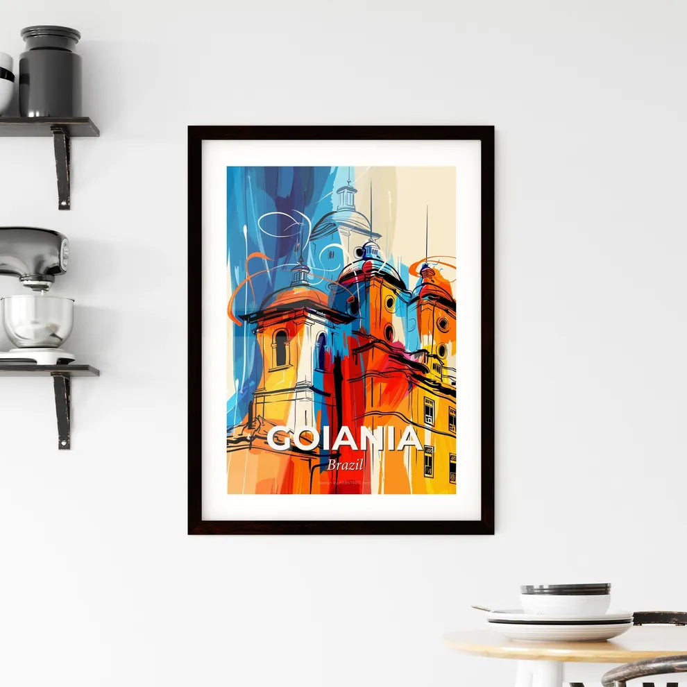 Vibrant Goiania, Brazil Framed Print