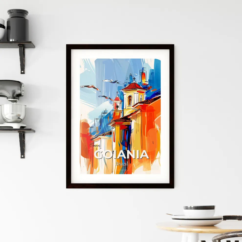 Vibrant Goiania, Brazil Framed Print