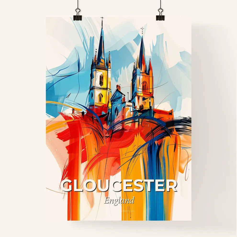 Vibrant Gloucester, England Poster