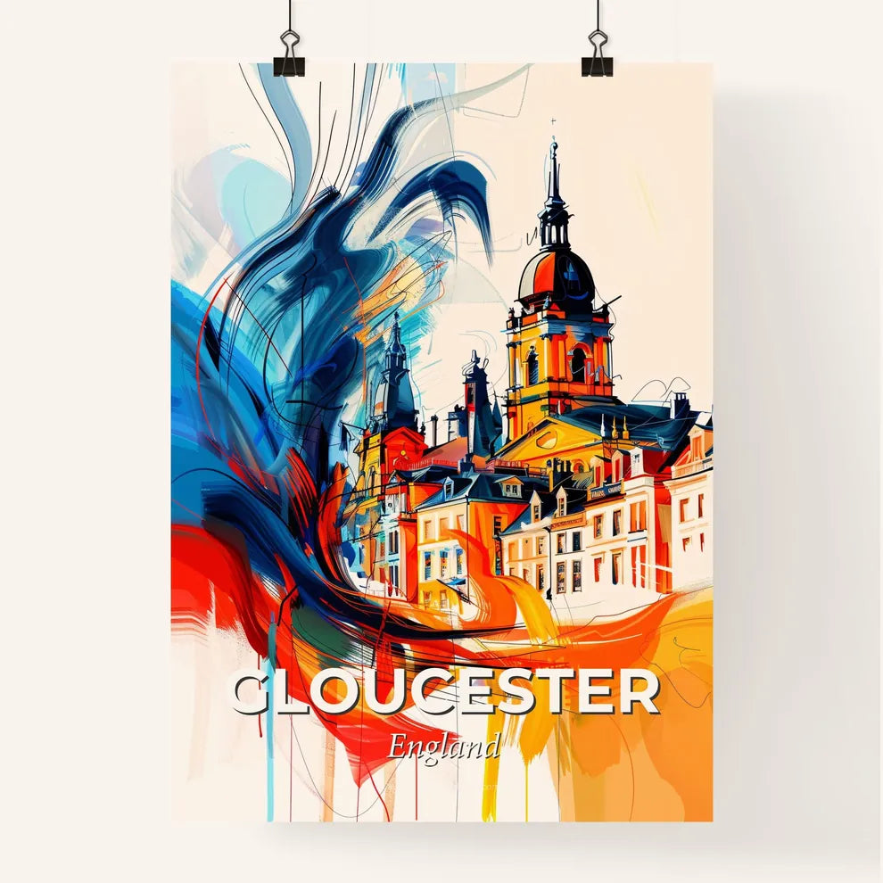 Vibrant Gloucester, England Poster
