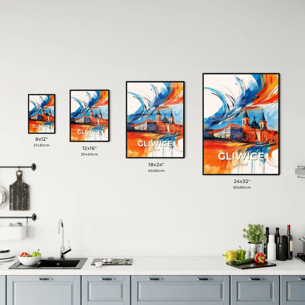 Vibrant Gliwice, Poland Kitchen Art