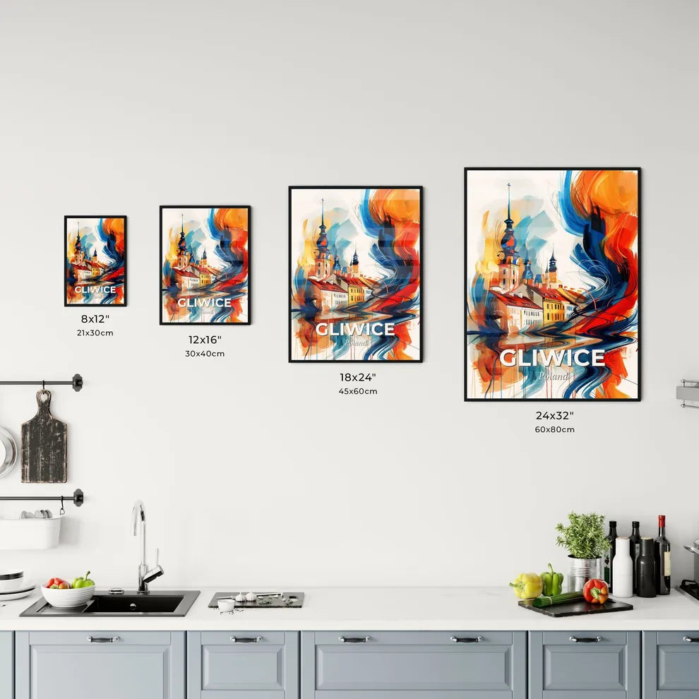 Vibrant Gliwice, Poland Kitchen Art