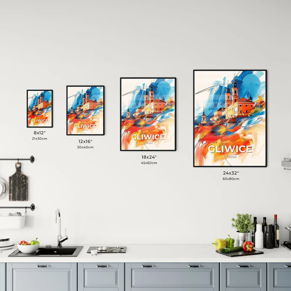 Vibrant Gliwice, Poland Kitchen Art