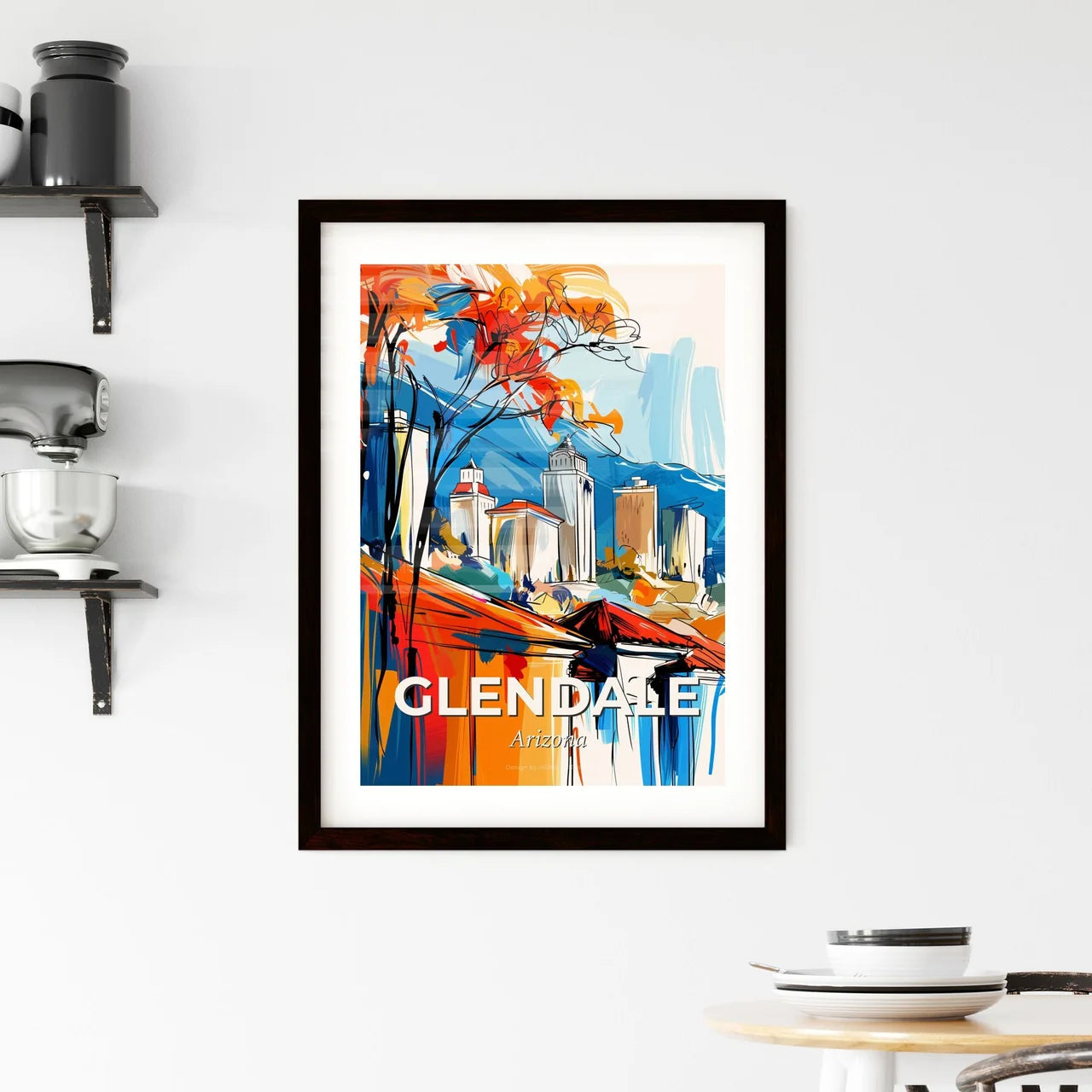 Vibrant Glendale, Arizona Framed Print