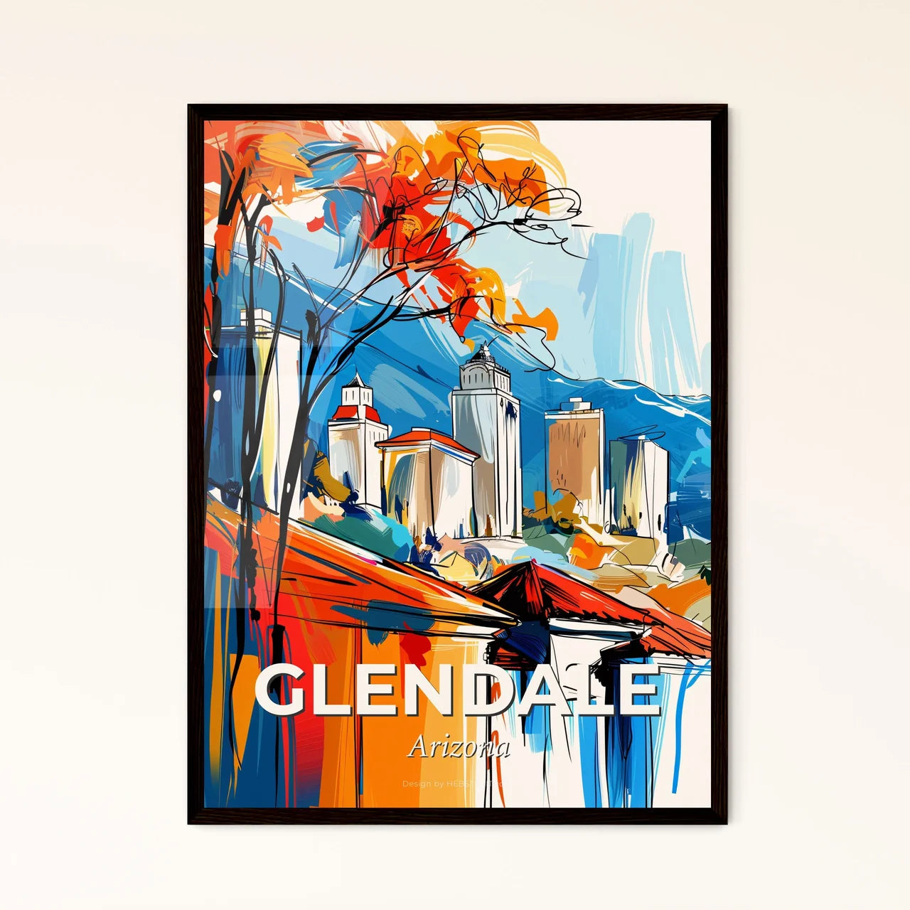 Vibrant Glendale, Arizona Art Print