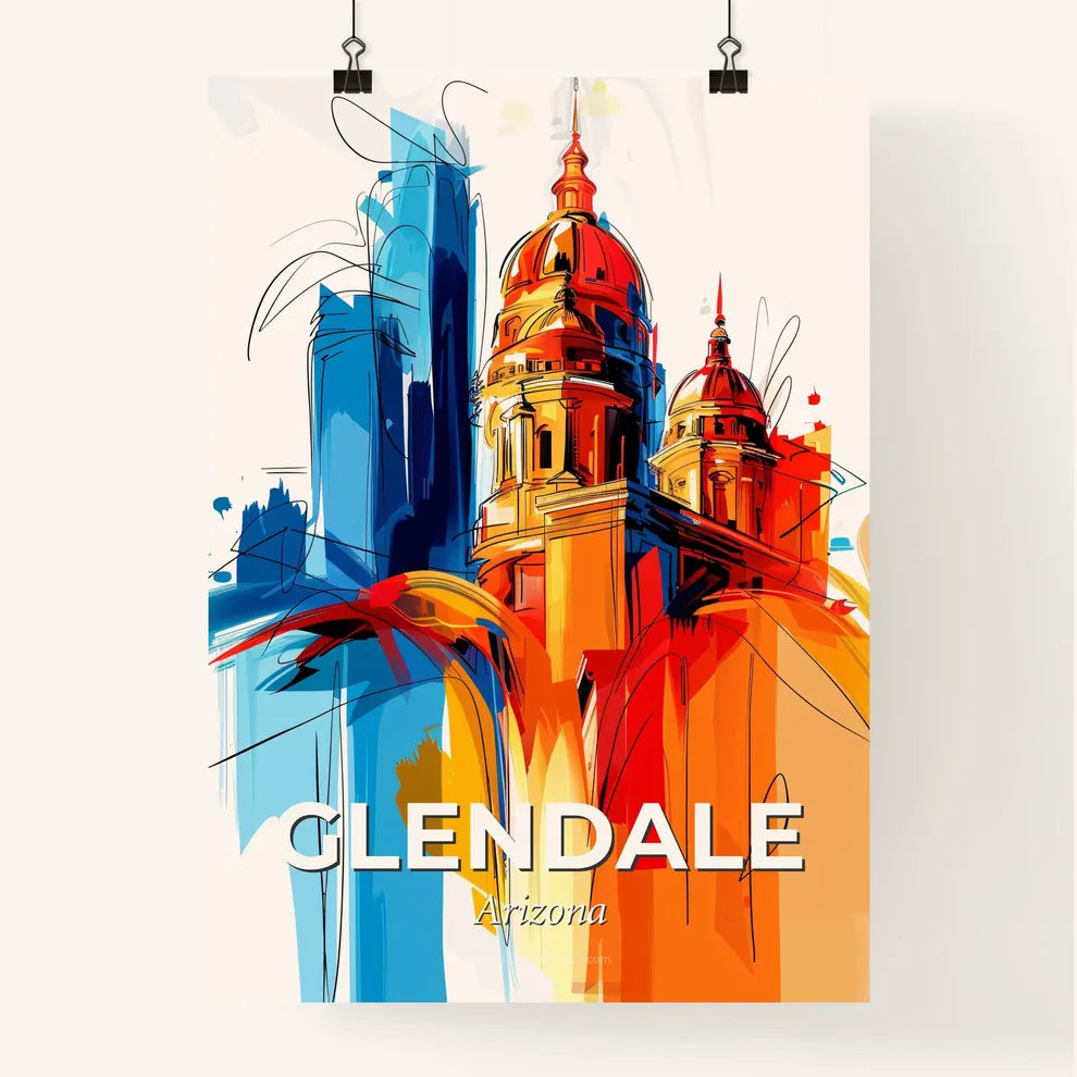 Vibrant Glendale, Arizona Poster