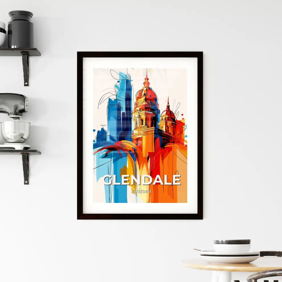 Vibrant Glendale, Arizona Framed Print
