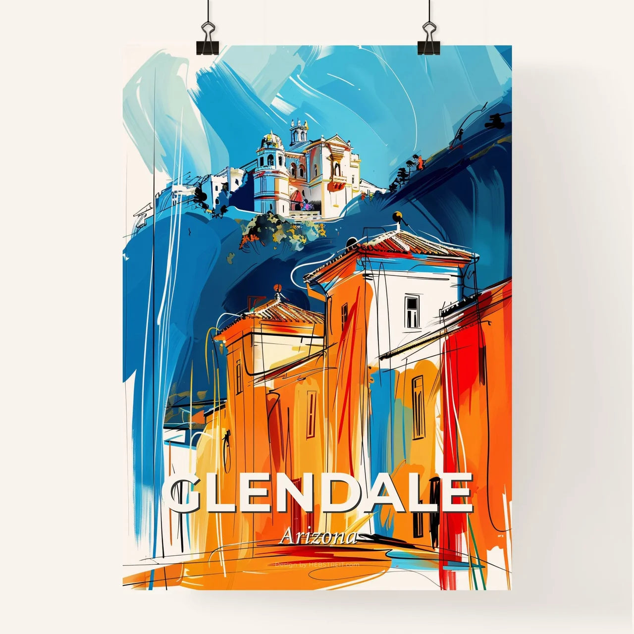 Vibrant Glendale, Arizona Poster