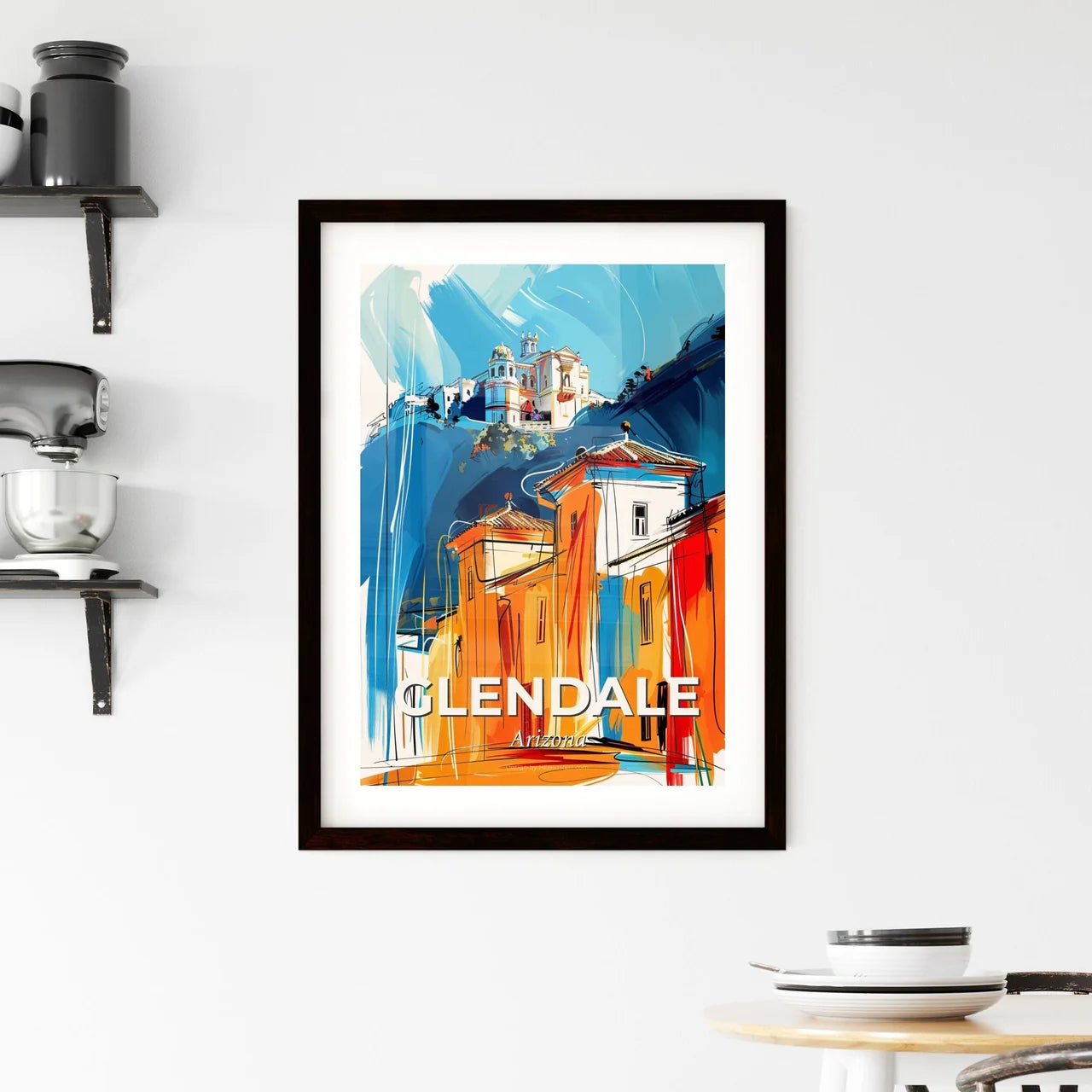 Vibrant Glendale, Arizona Framed Print