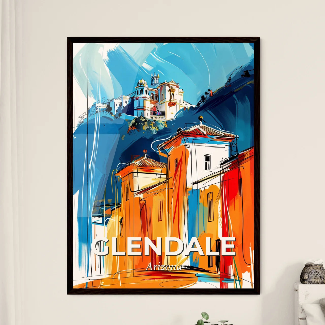 Vibrant Glendale, Arizona Art Print
