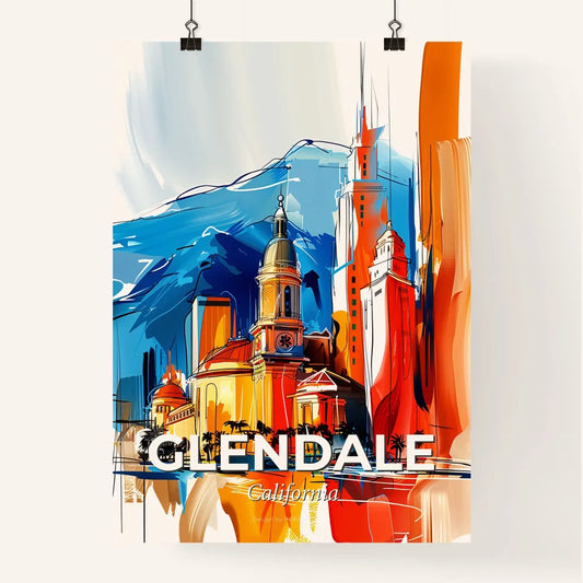 Vibrant Glendale, California Poster