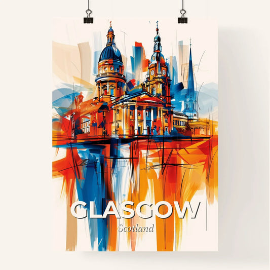 Vibrant Glasgow, Scotland Poster