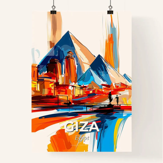 Vibrant Giza, Egypt Poster