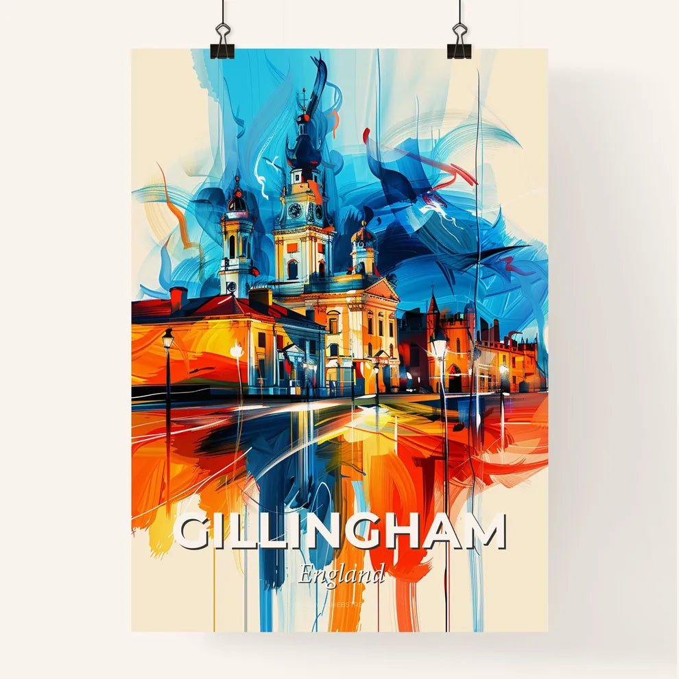 Vibrant Gillingham, England Poster
