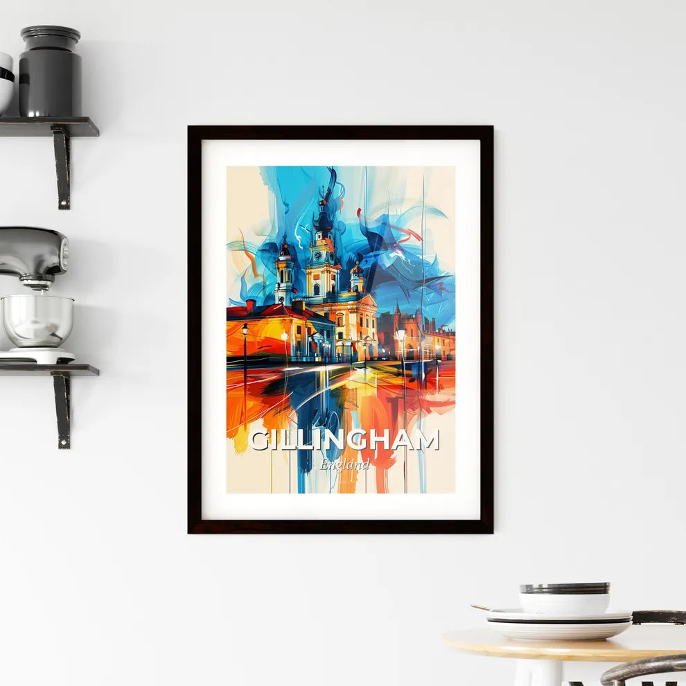 Vibrant Gillingham, England Framed Print