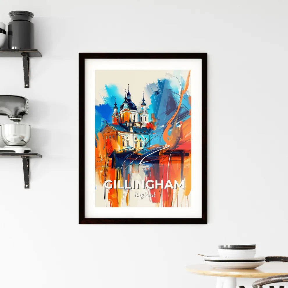 Vibrant Gillingham, England Framed Print