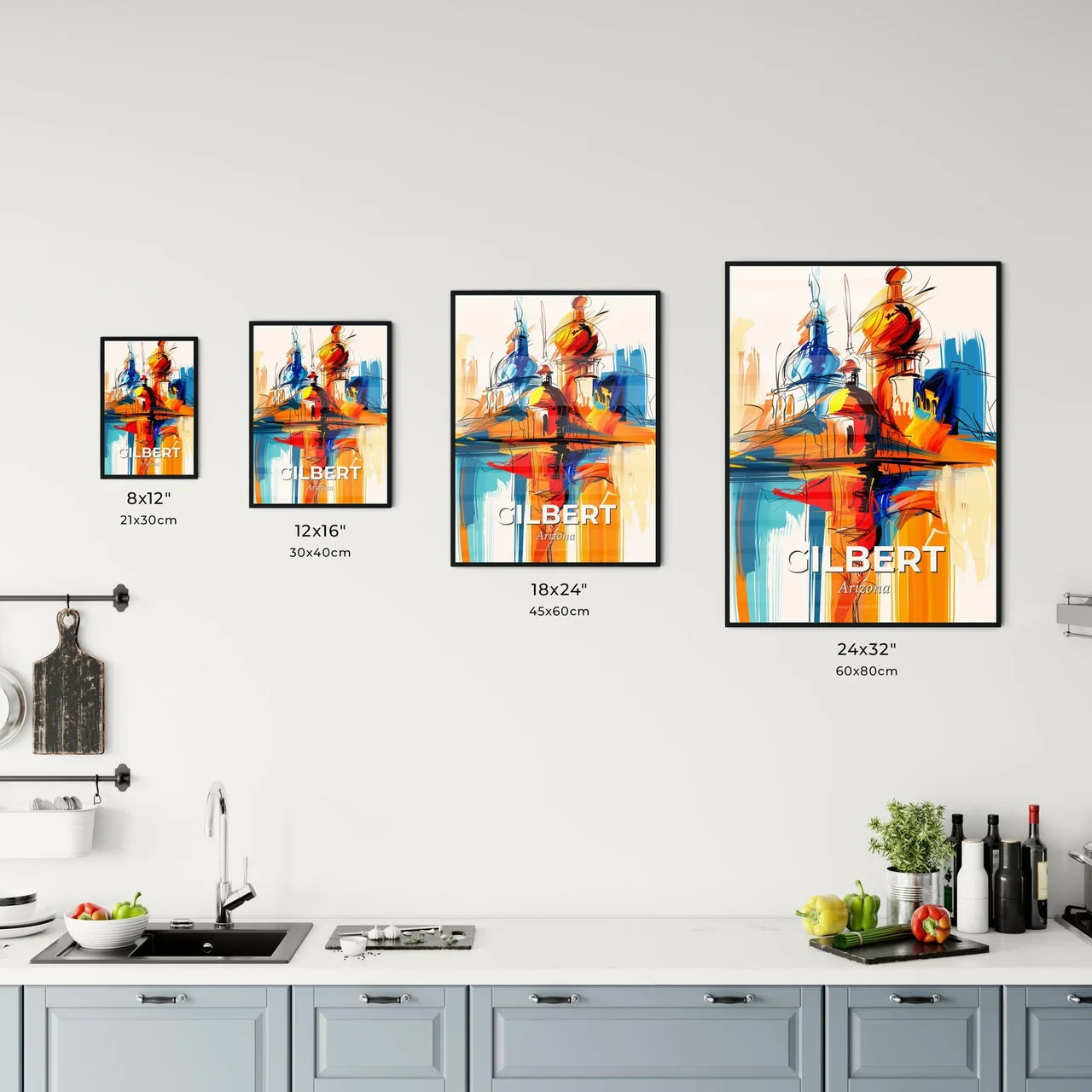 Vibrant Gilbert, Arizona Kitchen Art