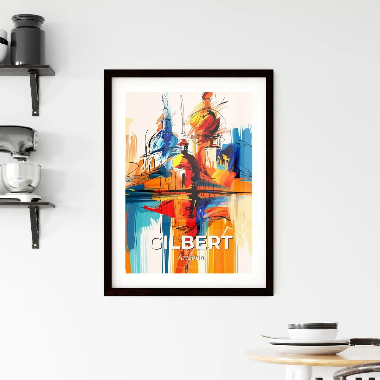 Vibrant Gilbert, Arizona Framed Print