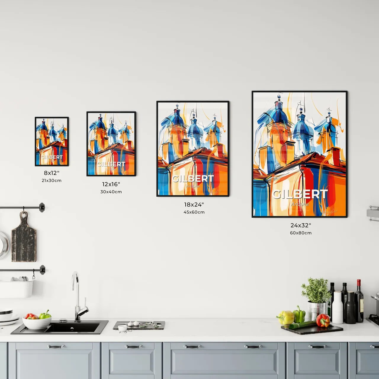 Vibrant Gilbert, Arizona Kitchen Art