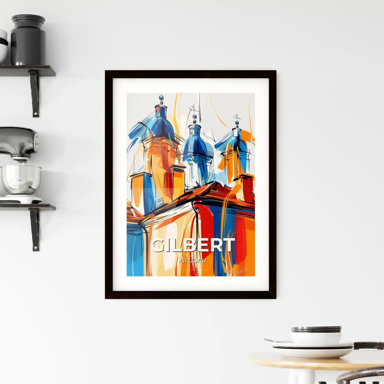 Vibrant Gilbert, Arizona Framed Print