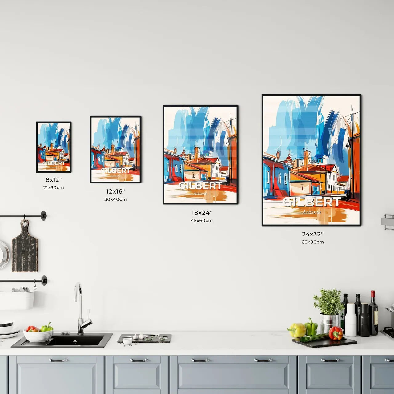 Vibrant Gilbert, Arizona Kitchen Art