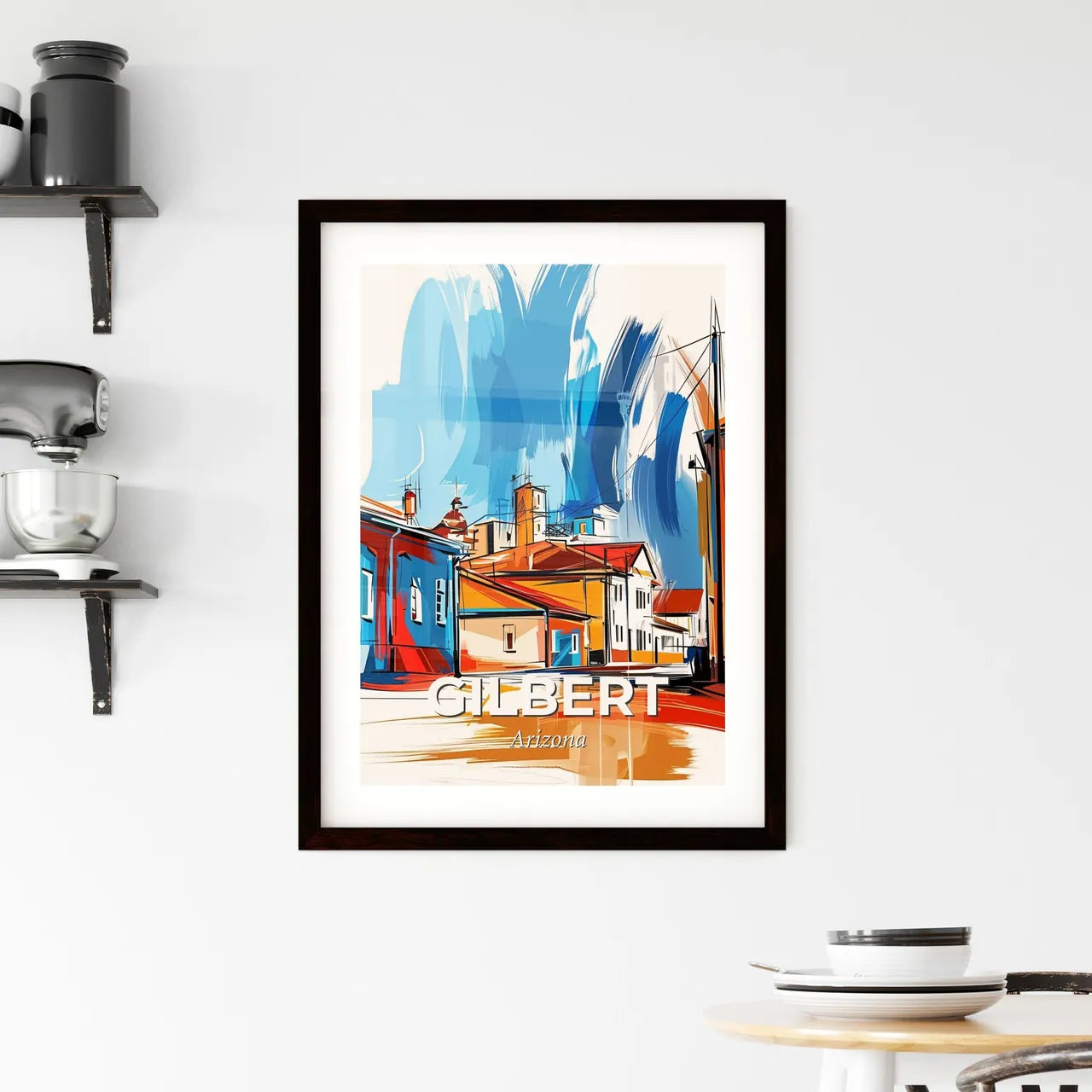 Vibrant Gilbert, Arizona Framed Print