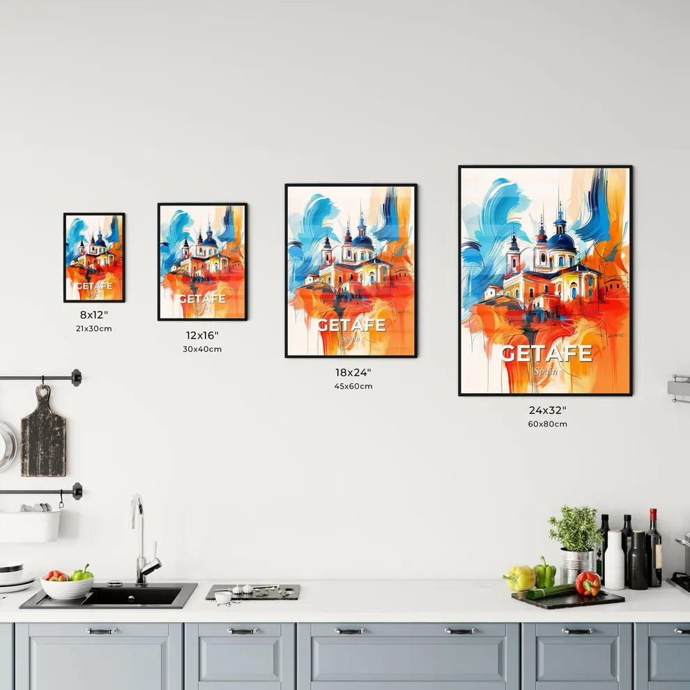 Vibrant Getafe, Spain Kitchen Art